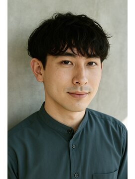 にもう ブルーカラー　波打ちパーマ　韓流ヘア　SM34