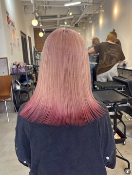 ラック 津田沼(LUCK) 裾カラー/ダブルカラーインナーカラーケアブリーチ