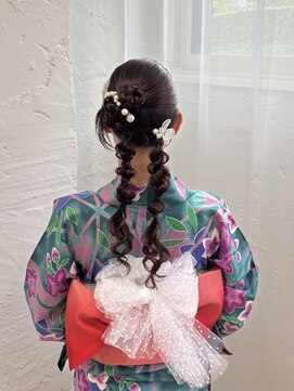 モカラ バイ レーコ(mokara by REKO) カチモリ×ツイン編みおろし