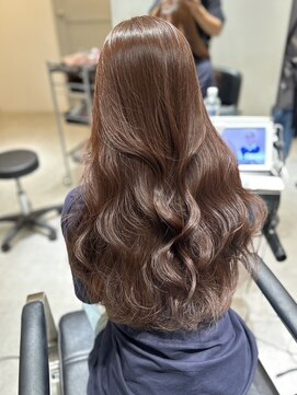 ソヨン 栄2号店(SOYON) 【韓国風ウェーブ】シフォンベージュ