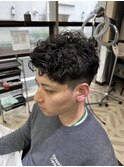 ちょいハード清潔感のあるパーマ