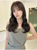 大人っぽシアーグレージュ/韓国レイヤーカット