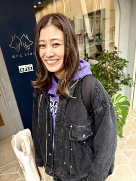 ドッグスター(dog star) バレイヤージュハイライトケアブリーチ髪質改善 登戸/向ヶ丘遊園