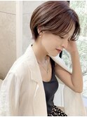 ショートボブ髪型20代30代40代50代前髪あり前髪なし面長表参道