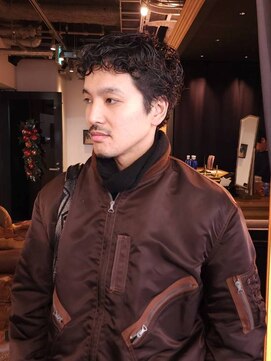 ブロック ジャポン(bloc japon) メンズショートパーマスタイル ニュアンスパーマ/池田裕和