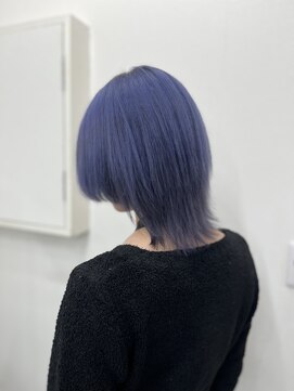 ウィステル(wistell) 【ブリーチ2回】色落ちが綺麗なブルーラベンダー