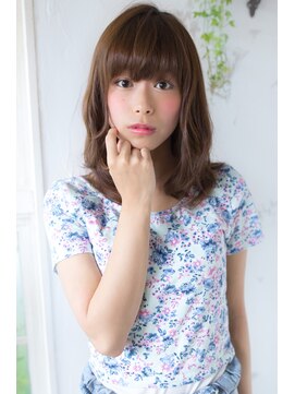 セライロ 千葉(celilo) 『celiloスタイル』、セミロング、ナチュラルスイートウェーブ