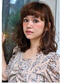 伸ばしかけ大人アッシュキュートミディ