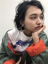 ヨロヘアー(YOLO hair)&nbsp;黒髪×パーマボブ