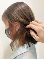 アッシュ 二子玉川店(Ash)&nbsp;ナチュラルなインナーカラー×ベルベッド