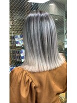 ラフ 難波店(LAFF)&nbsp;#黒髪#ボブルフ#ネビージュ#小顔#ワンレン