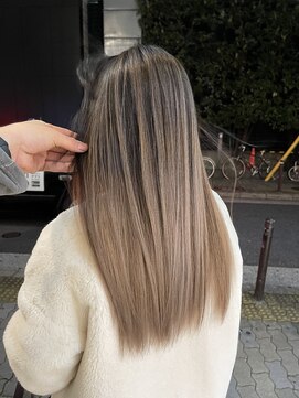 ラフ(LAFF) #黒髪#ボブルフ#ネビージュ#小顔#ワンレン