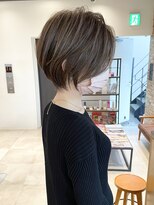 バンプ ギンザ(BUMP GINZA) 《30代40代》白髪ぼかしハイライト×前下がりボブ【イケダ】