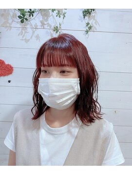 フレア 心 武庫之荘(flare) レッドピンク