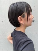 ショートマッシュボブ×インナーカラー