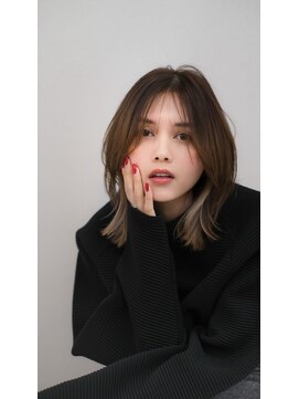 コア 銀座(COA) 切りっぱロブとチョコカラー