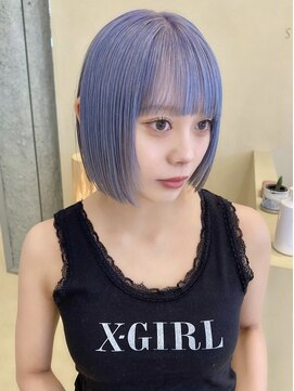 スニュウ(snuw) ダブルカラーケアカラーボブ小顔カット