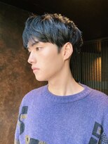 アンドレイ 表参道(andrey)&nbsp;【ANDREY】アッシュブラック/ハイライト/マッシュパーマ/ウルフ