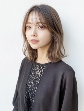 ブロウ ネックス ザ サロン 表参道(VLOW nex the salon) 【vlow 吉田＃4】ナチュラルレイヤーロブ vlow 表参道 韓国