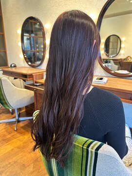 エルサフィロ キタハマ(el zafiro kitahama) 20×30×40代×ファーストグレイ×ピンクベージュ×髪質改善