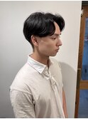 センターパート　ニュアンスパーマ　メンズ池袋