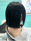 暗染め/学生/社会人/韓国/ブルーブラック/ネイビーブルー/