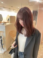 ユッカ 梅田(YUCCA)&nbsp;【 YUCCA 】大人可愛い20代30代40代ロング/ピンクブラウン