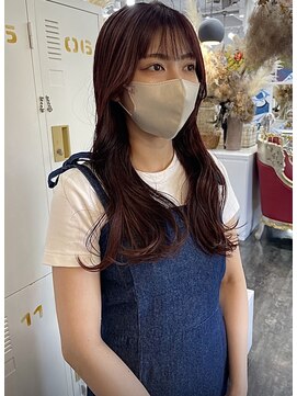 ナジック(749) ロング×ピンクブラウン