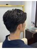 メンズパーマ×カット