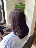 ヘアリゾート粋 ティガ 池袋店(tiga)&nbsp;艶髪ブラウン/ナチュラルストレート/髪質改善