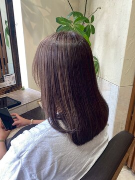 ヘアリゾート粋 ティガ 池袋店(tiga) 艶髪ブラウン/ナチュラルストレート/髪質改善