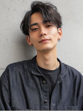 メンズ プレヴィア 上尾(MEN’S PREVIA) 上尾駅/フェザーパーマ/波巻きツイストスパイラル