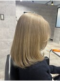 ミルクティグレージュ ミディアムレイヤー 学割U24