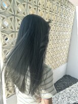 ワクヘアー(WaKu hair) ナチュラルロング×オリーブグレージュ