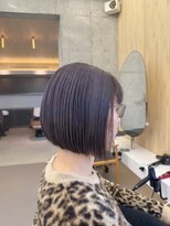 スト 静岡鷹匠(sto) 着物ヘア/大人ガーリー/ダークアッシュ/似合わせカット/静岡鷹匠