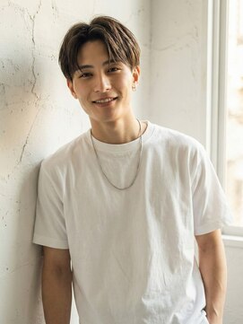 アンド 夙川(AND) リバースセンターパート/刈り上げセンターパート/ツーブロック