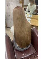 シェノン 近鉄奈良店(CHAINON)&nbsp;縮毛履歴の方でも叶えるミルクティーベージュ