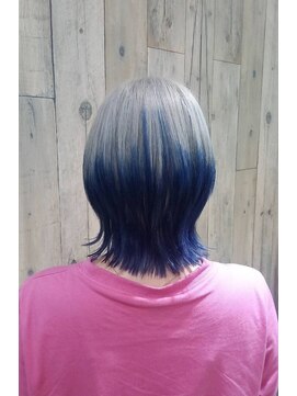 トムキャット(TOM CAT) ホワイトグレー×ブルー