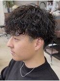 波巻きスパイラルパーマツイストスパイラルパーマウルフ名古屋栄