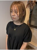 オリーブアッシュカラー レイヤーカット
