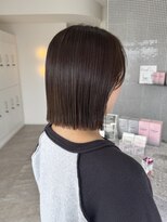 レノ 直江店(RENO) 外ハネ切りっぱなしボブ