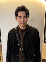フゥ(Fuuu) メンズセンターパートパーマ