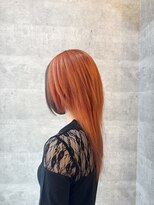 ブレイブ ヘアデザイン(BRaeVE hair design)&nbsp;オレンジ＆フェイスフレミングウルフ