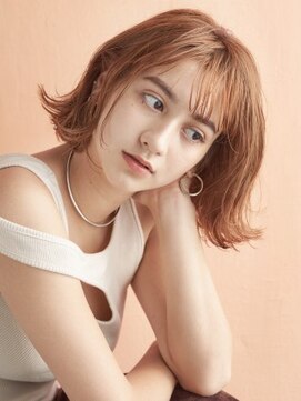 ミンクス 青山店(MINX) シースルーバング×外ハネボブ