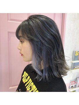 リー 梅田(Lee) Lee梅田★インナーカラー×denimカラー