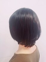 ヘアアンドメイク ズーカ(HAIR&MAKE ZU KA) つるんとした正統派ボブ