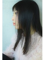 ヘアーアンドビューティストーリア 蒲田店(hair beauty STORIA)&nbsp;【STORIA蒲田店】オン眉ストレート