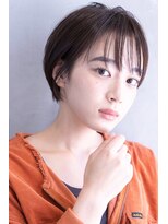 シエナ 渋谷(Siena) Siena ダークブラウン×シースルーバングショート 渋谷