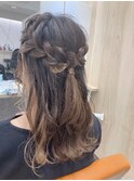 半個室サロンtuuli  ハーフアップアレンジ