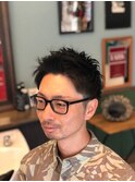 ツーブロックベリーショート